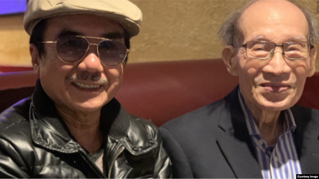 Tấm ảnh cuối cùng của Lê Văn và Đỗ Vẫn Trọn (Houston ngày 16/10/2021 - môt tuần trước ngày Lê Văn qua đời).