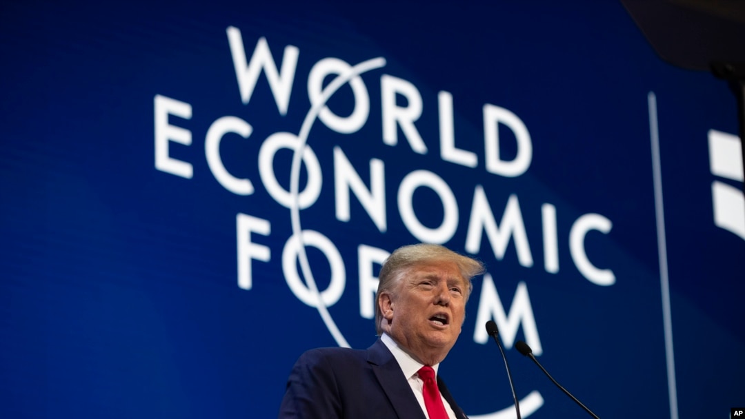 Uvodno izlaganje američkog predsednika Trampa na Svetskom ekonomskom forumu u Davosu 21. januara 2020. 