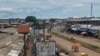 A general view of the main entrance to the Market in Bamenda on Sept. 9, 2020. 