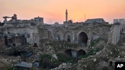 شهر مخروبۀ حلب 