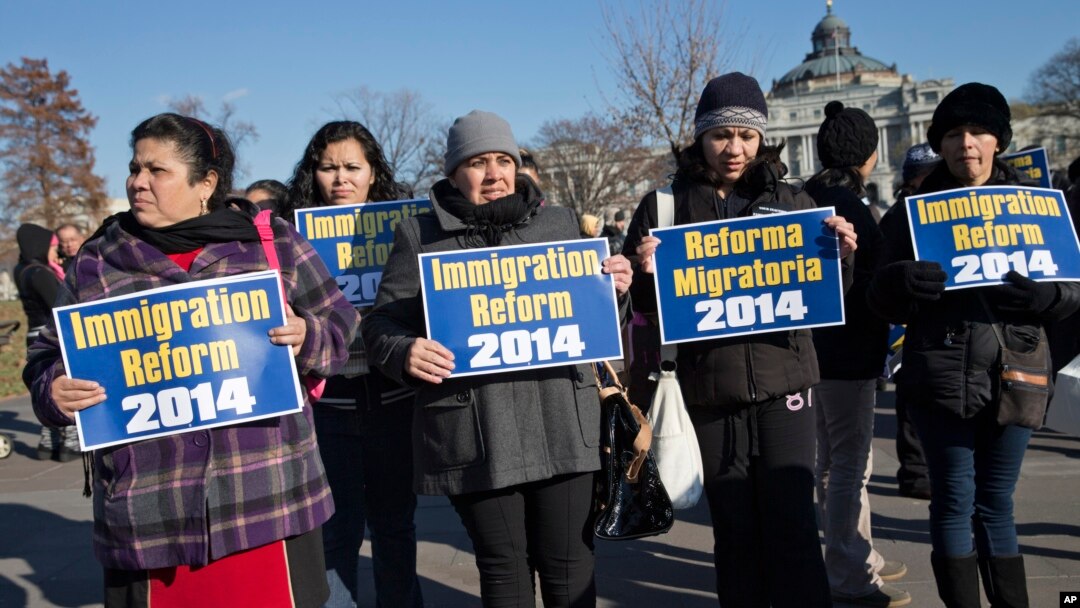 Activistas se manifiestan esperanzados en que el 2014 sea el año de la reforma migratoria.