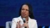 FILE - Condoleezza Rice, former U.S. secretary of state, speaks during the opening ceremony of the Abu Dhabi International Petroleum Exhibition and Conference in Abu Dhabi, Nov. 11, 2019. 