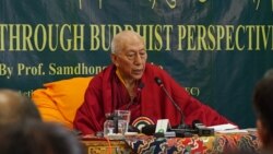 ཟམ་གདོང་རིན་པོ་ཆེས་འཚེ་མེད་ཞི་བའི་ལྟ་གྲུབ་ཐོག་གསུང་བཤད་གནང་བ།