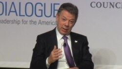 Santos busca apoyo posconflicto en Washington