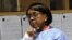 The director of the World Health Organization (WHO) for the Africa region, Matshidiso Moeti looks on during a visit to Zuma Town on the outskirts of the capital Monrovia, Liberia, April 22, 2015. In an exclusive interview with VOA, Moeti said in May, 2016, West Africa was better prepared to tackle future outbreaks of Ebola.