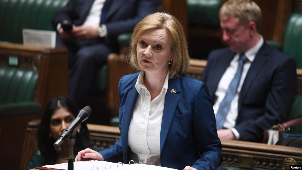 英国外相卓慧思(Liz Truss,又译特拉斯)(photo:VOA) 英国外相卓慧思(Liz Truss,又译特拉斯)(photo:VOA)