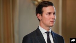  Jared Kushner, Konseye e Alafwa Bofis Prezindan ameriken an, Donald Trump .