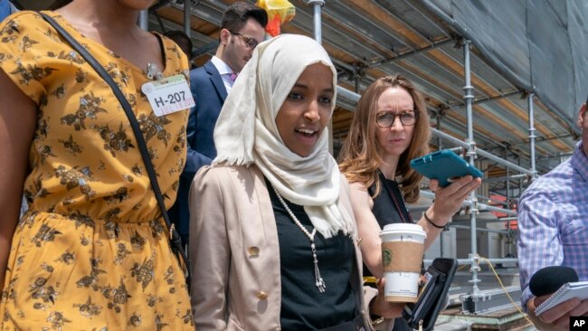 Dân biểu Ilhan Omar đã trở thành đối tượng công kích của Tổng thống Donald Trump