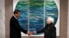 美国财长耶伦与中国副总理何立峰在中国广州举行会晤。（2024年4月5日）