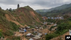 La ciudad de Kamituga, en la provincia de Kivu del Sur, en el este del Congo, considerada el epicentro del último brote mundial de mpox, se ve el 5 de septiembre de 2024.