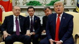 特朗普总统在白宫会晤土耳其总统埃尔多安。(2019年11月13日)