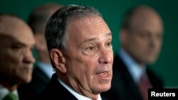 “Si puedes medir el riesgo (del cambio climático), puedes planificar y gestionar mejor la situación”, dijo el ex alcalde de Nueva York, Michael Bloomberg.