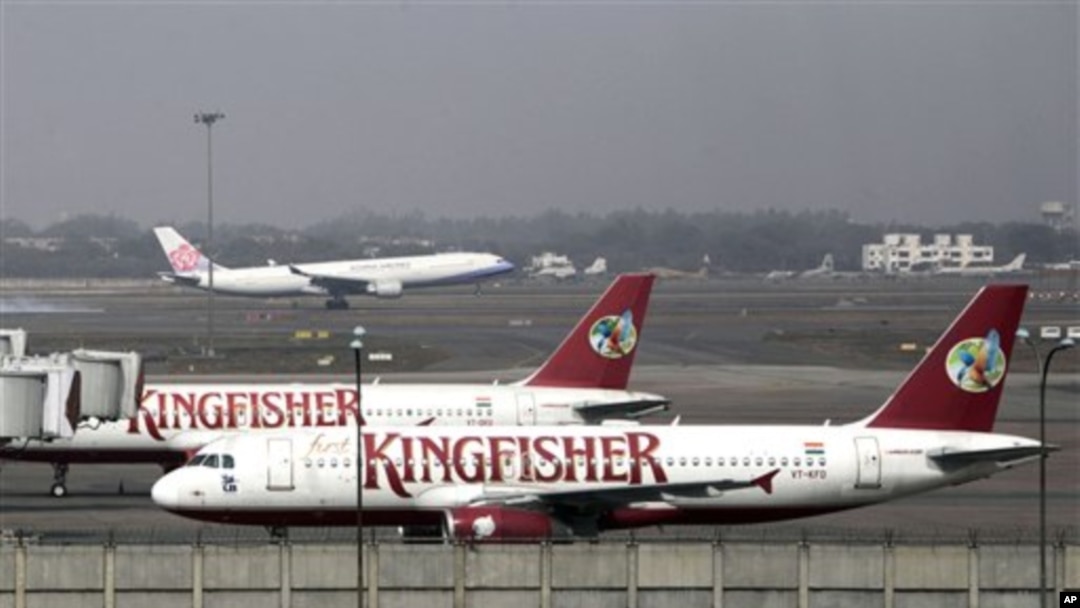 Dalam setahun belakangan, Kingfisher Airlines terus mengalami kerugian sekitar 1,5 miliar dolar dan terpaksa mengurangi operasinya (foto: Dok). 