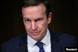 FILE —U.S. Sen. Chris Murphy (D-CT) at a hearing on Capitol Hill in Washington, U.S., February 8, 2024.