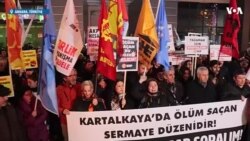 Ankaralılar xizək kurortunda baş verən yanğına görə aksiya keçirdi 