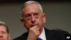 Menteri Pertahanan AS Jim Mattis (foto: dok). 