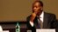 Ivory Coast President Alassane Ouattara attends the sixth joint AU/ECA Conference of African Ministers of Finance and Economic Development in Abidjan, Ivory Coast, March 2013.