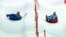 Visitors enjoy snow rides in the new Snow City at Al Othaim Mall in Riyadh, Saudi Arabia on July 26, 2016.