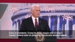 Pence: Seguridad en escuelas "prioridad nacional"