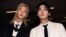 Felix dan Lee Know dari Stray Kids menghadiri pertunjukan Tommy Hilfiger SS25 di MV John F. Kennedy, di Manhattan, New York City, Amerika Serikat, 8 September 2024. (Caitlin Ochs/REUTERS)