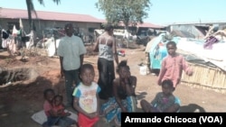 Refugiados da Rep. Democrática do Congo no centro de Mussungue no Dundo, província da Lunda Norte