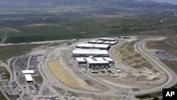 FILE - The National Security Agency's Utah Data Center in Bluffdale, Utah.