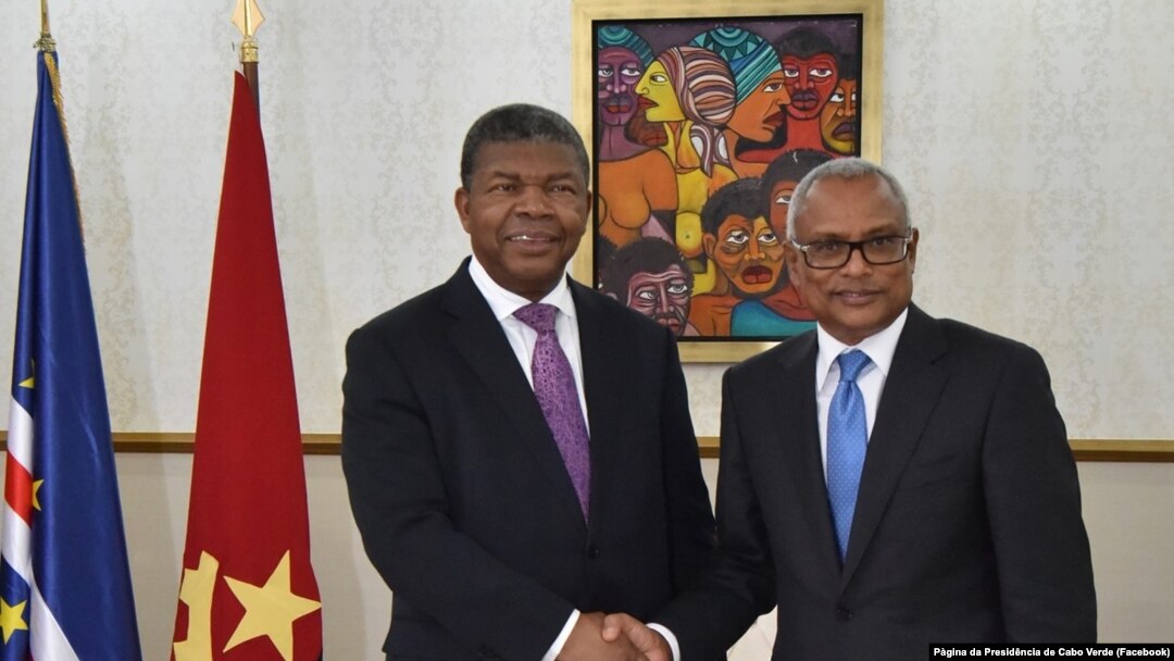 João Lourenço, Presidente de Angola, e José Maria Neves, Presidente de Cabo Verde, Praia, 9 de Novembro de 2021