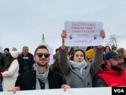 Skup podrške studentima na Kapitolu u Vašingtonu 26. januar 2025. (Foto: VOA/Jovana Đurović)