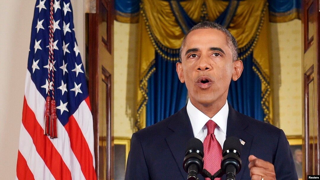Presiden Obama dalam pidatonya yang disiarkan melalui televisi pada 10/9/2014 mendeklarasikan perang terhadap organisasi militan yang menyebut diri mereka Negara Islam. 