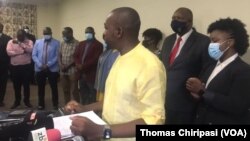 Citizens Coalition for Change Nelson Chamisa Presser 