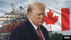 President Trump, Tariffs, Canadian Flag