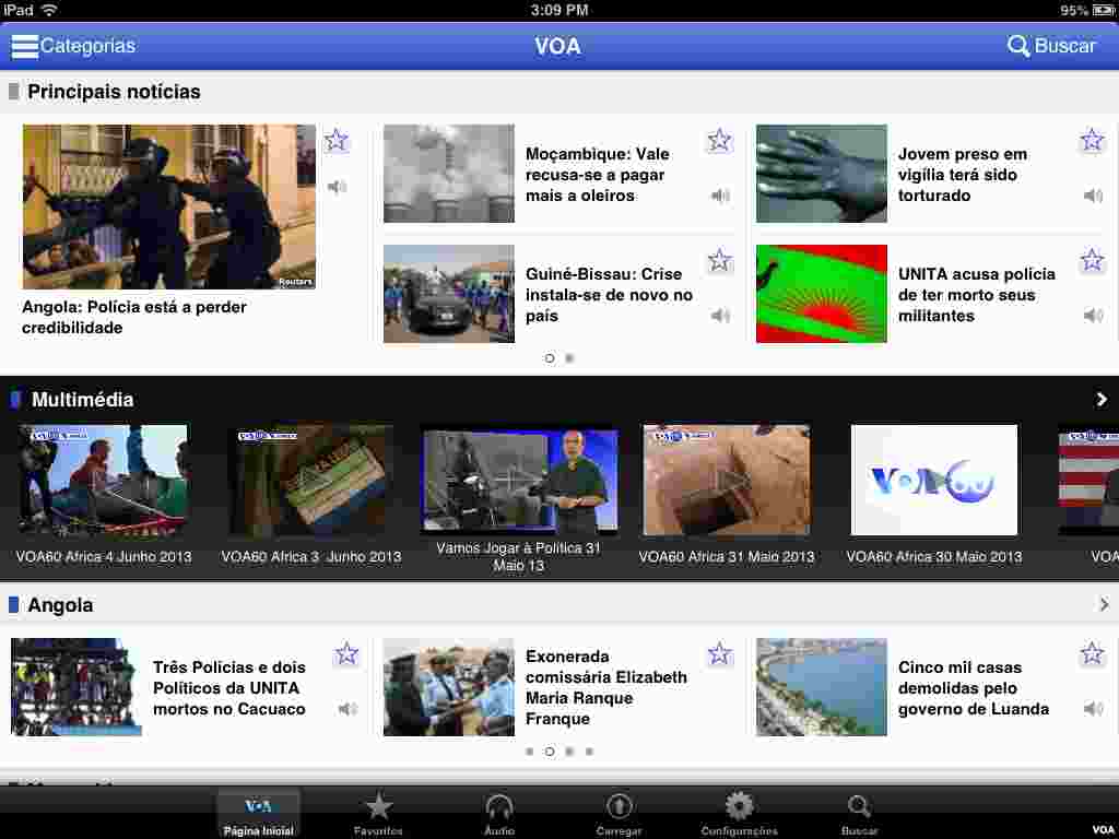 VOA Mobile apps - Portuguese