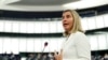 European Union foreign policy chief Federica Mogherini delivers a speech at the European Parliament in Strasbourg, France, July 16, 2019.