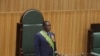 Zimbabwean President Emmerson Mnangagwa prepares to deliver his speech in parliament during his State of the Nation address in Harare,Zimbabwe, October 3, 2023. 