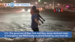 VOA60 World - Northeast floods: New York, New Jersey declare state of emergency