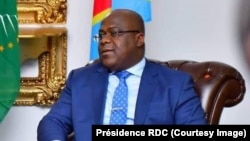 Le président Félix Tshisekedi à la cité de l’Union africaine, Kinshasa, RDC, le 18 mars 2019. (Présidence RDC)