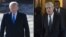 FILE - This combination of pictures shows U.S. President Donald Trump on the South Lawn of the White House in Washington, Jan. 5, 2018, and former FBI Director Robert Mueller, special counsel on the Russian investigation, at the U.S. Capitol in Washington, June 21, 2017. 