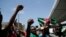 Manifestations contre la brutalité policière, à Lagos, au Nigeria, le 20 octobre 2020. 
