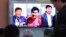 Kim Dong Chule (L), Tony Kim i Kim Hak Song