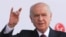 FILE - Devlet Bahceli, leader of the Nationalist Movement Party, is pictured at an election rally in Ankara, Turkey, June 23, 2018.