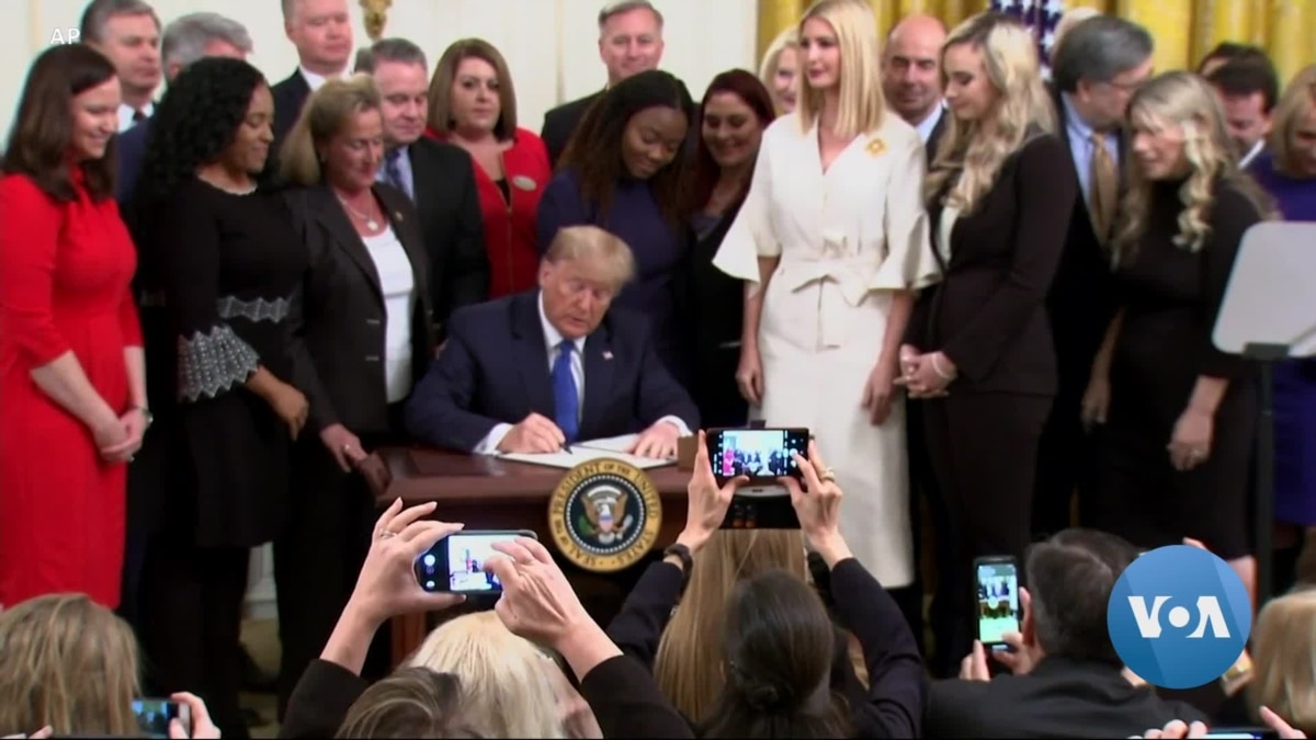 Trump Signs Executive Order In Effort To Combat Human Trafficking 