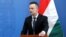 FILE - Hungarian Foreign Minister Peter Szijjarto is pictured at a news conference in Budapest, Feb. 22, 2018.