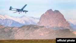 “Bayraktar-TB2” pilotsuz uçuş aparatı təlim zamanı 