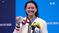 香港選手何詩蓓奪得女子200米自由泳奧運銀牌