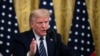 President Donald Trump answers questions from reporters in the East Room of the White House, April 30, 2020, in Washington, D.C.