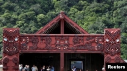 Relatives wait for rescue mission at Mataatua Mare house, following the White Island volcano eruption in Whakatane, New Zealand, December 13, 2019.