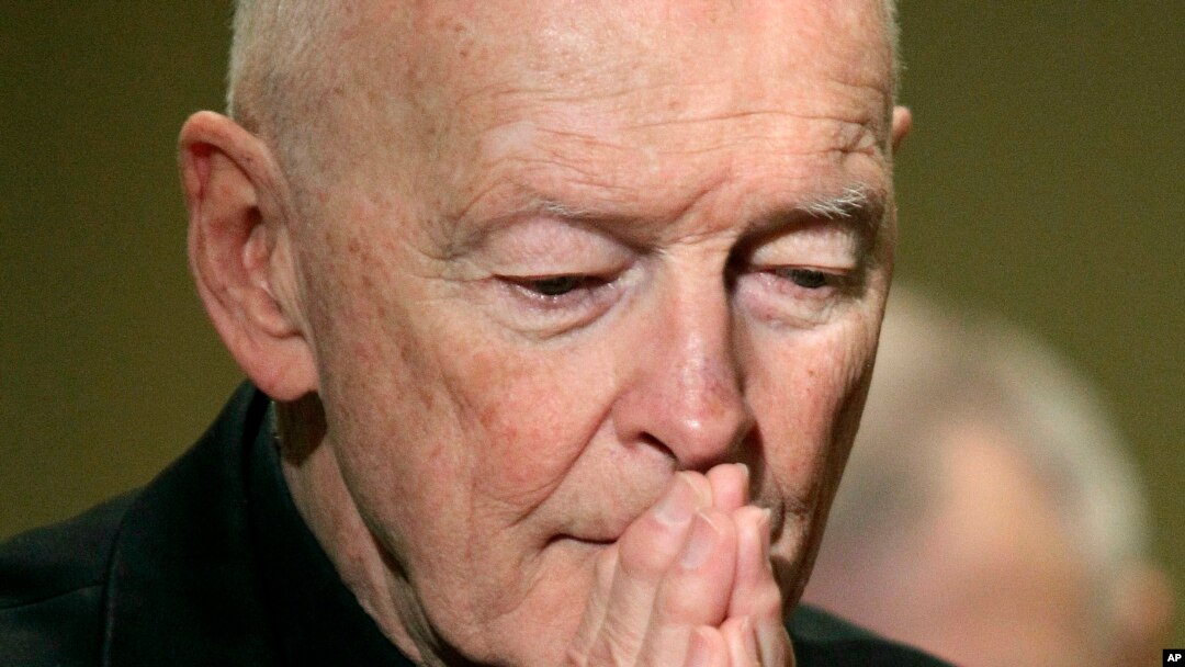 El excardenal Theodore McCarrick presentó su renuncia como cardenal en julio luego de que una investigación de la Iglesia de Estados Unidos determinó que la acusación de tocamientos a un monaguillo adolescente en la década de 1970 era creíble. 