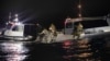 Sailors recover a suspected Chinese high-altitude surveillance balloon that was downed by the United States over the weekend over US territorial waters off the coast of Myrtle Beach, South Carolina, Feb. 5, 2023. US Fleet Forces/U.S. Navy photo/Handout via REUTERS