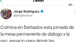 Finaliza ronda de conversaciones en Barbados