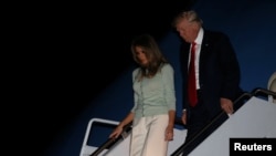 Donald Trump i prva dama Melania Trump okončali devetodnevnu posjetu inostranstvu